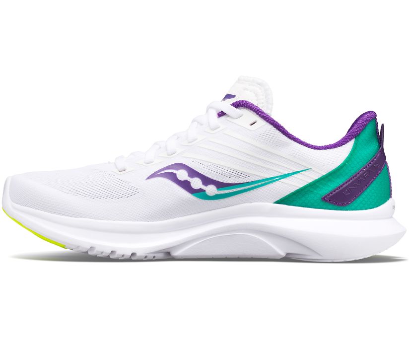 Women's Saucony Kinvara 12 Running Shoes White | Singapore 165OKIR